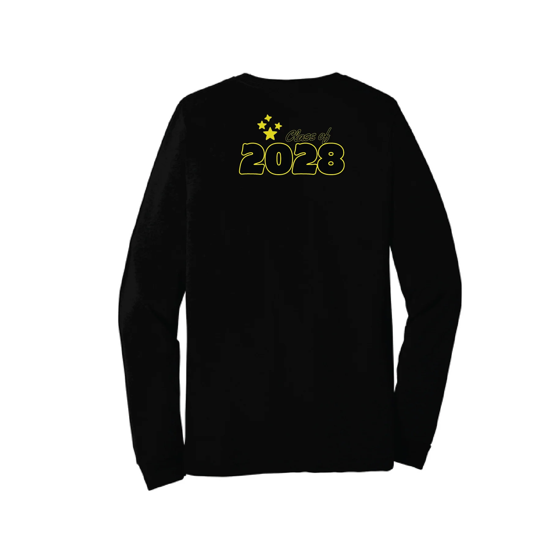 STARS Bella Canvas LS Tee Black - Image 4
