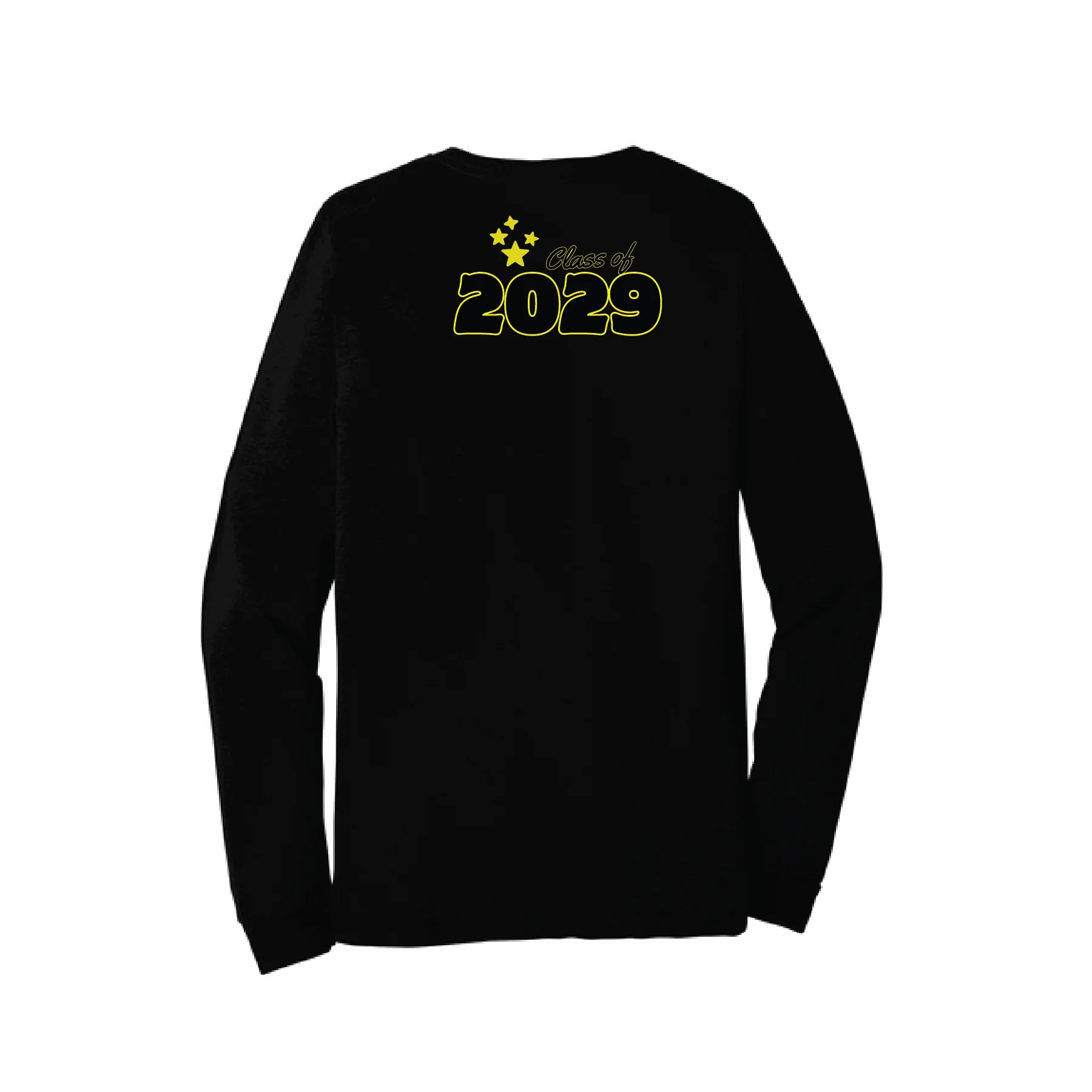 STARS Bella Canvas LS Tee Black - Image 5