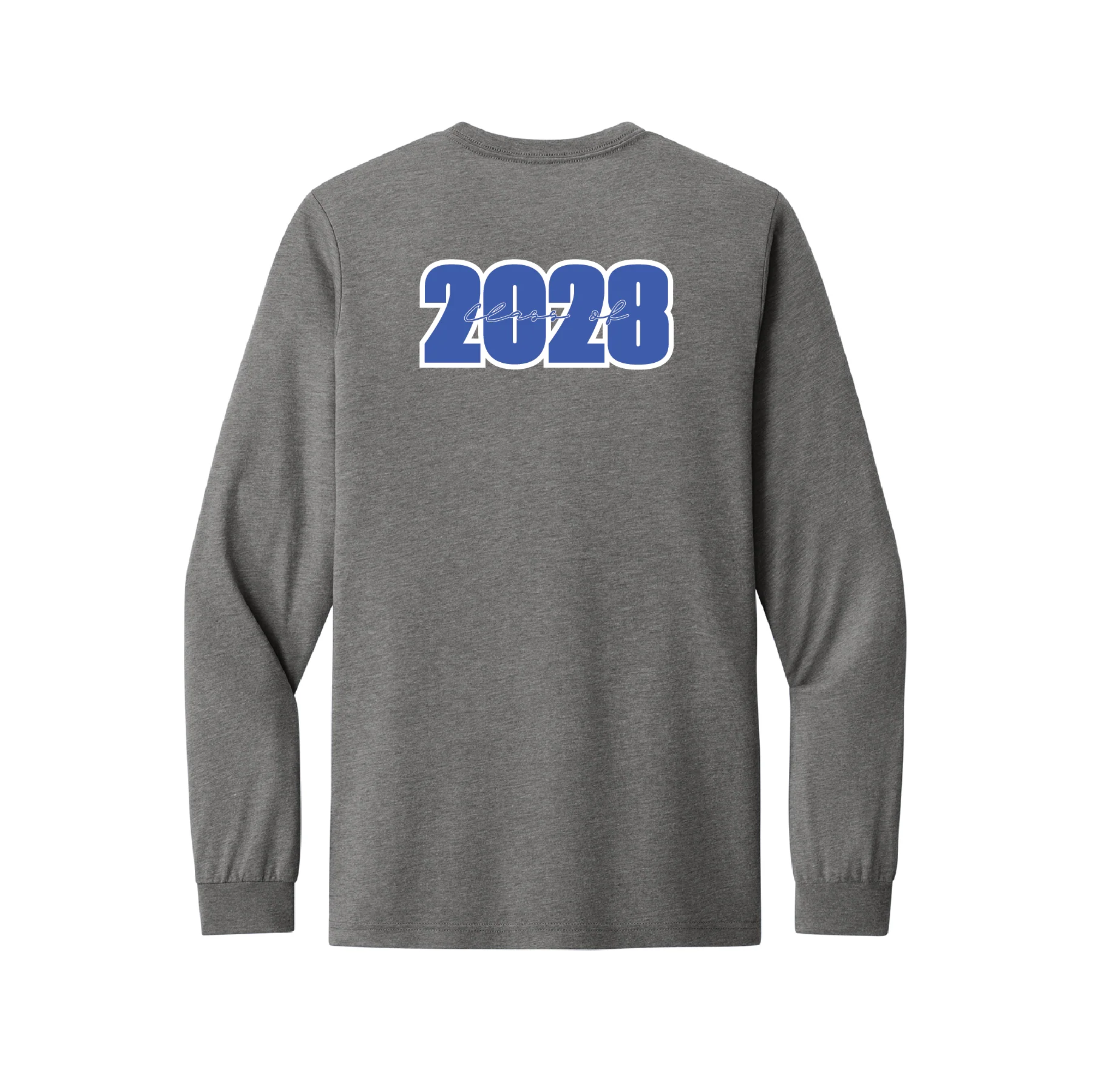 STEAM HS Bella + Canvas Long Sleeve Triblend T-Shirt Grey - Image 4