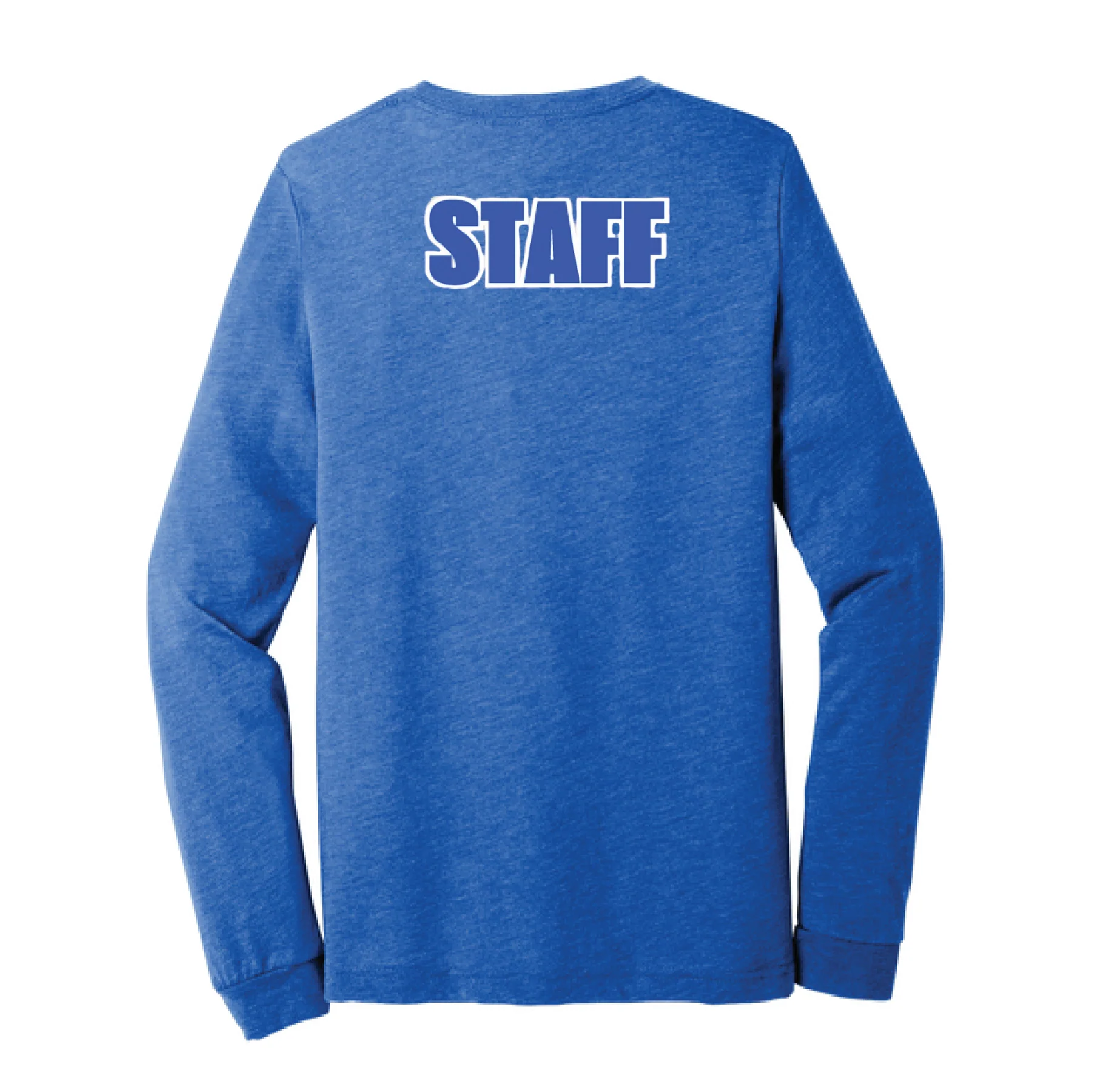STEAM HS Bella + Canvas Long Sleeve Triblend T-Shirt Royal - Image 6