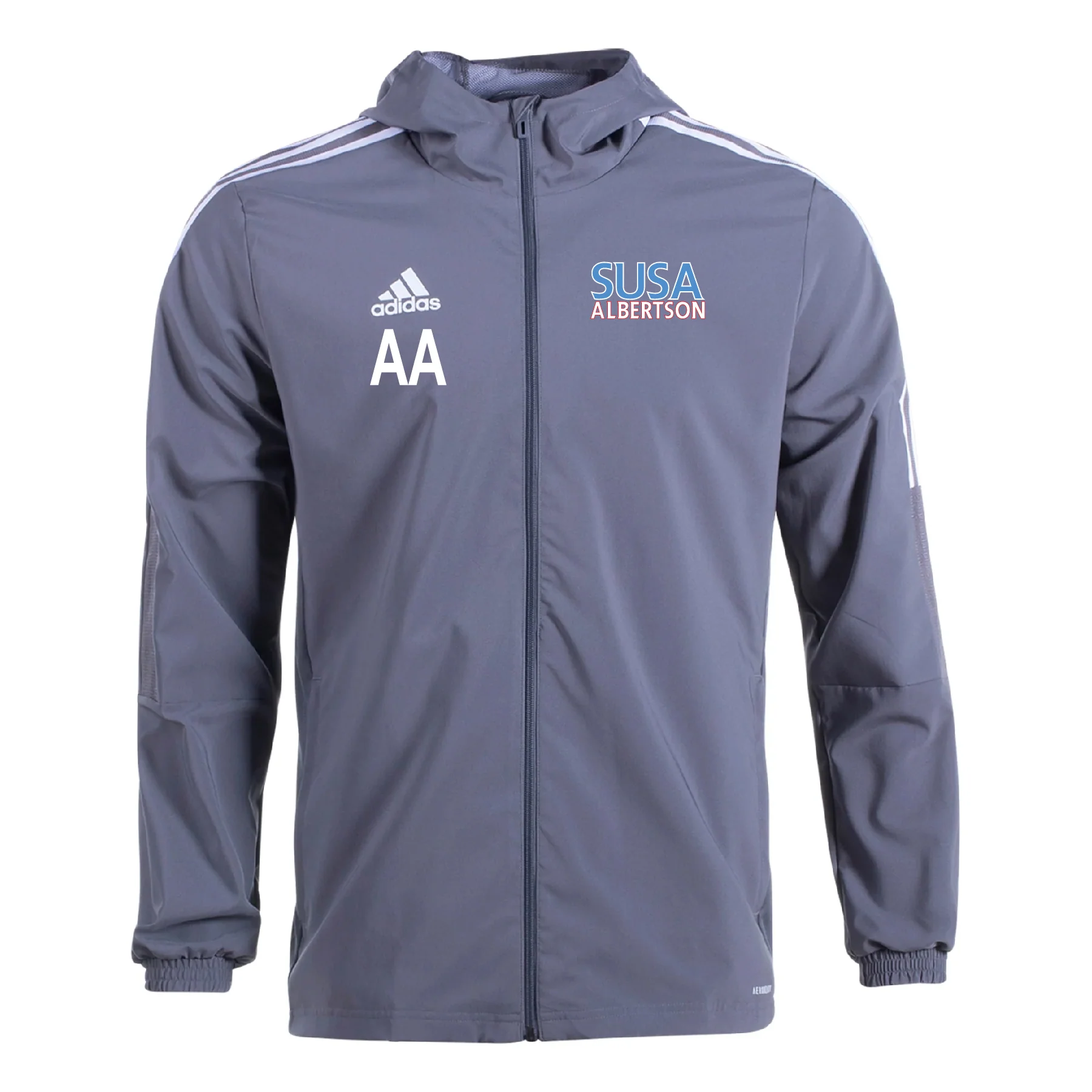 SUSA Albertson adidas Tiro 21 Windbreaker Grey