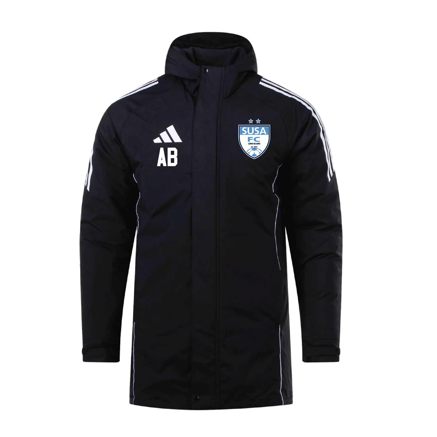 SUSA ECNL adidas Tiro 24 Parka Jacket Black
