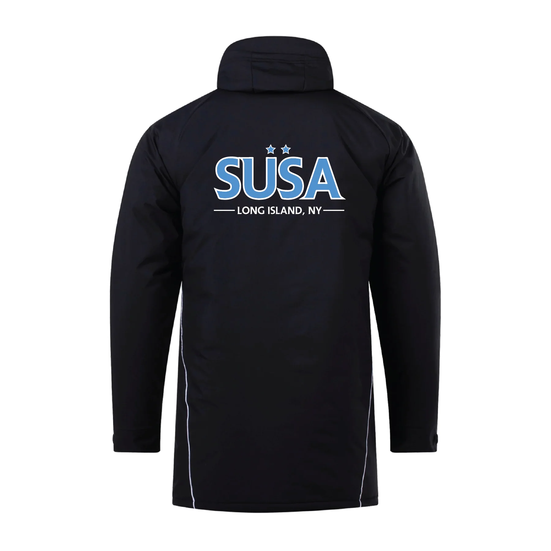 SUSA ECNL adidas Tiro 24 Parka Jacket Black - Image 2