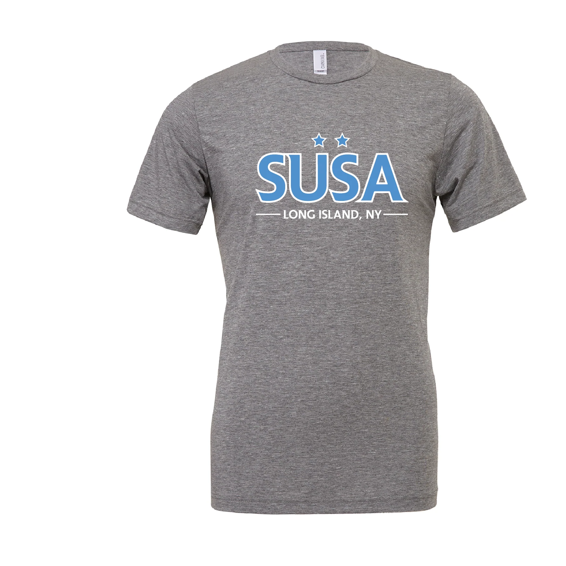 SUSA New England RL(Transfer) Bella + Canvas Short Sleeve Triblend T-Shirt Grey