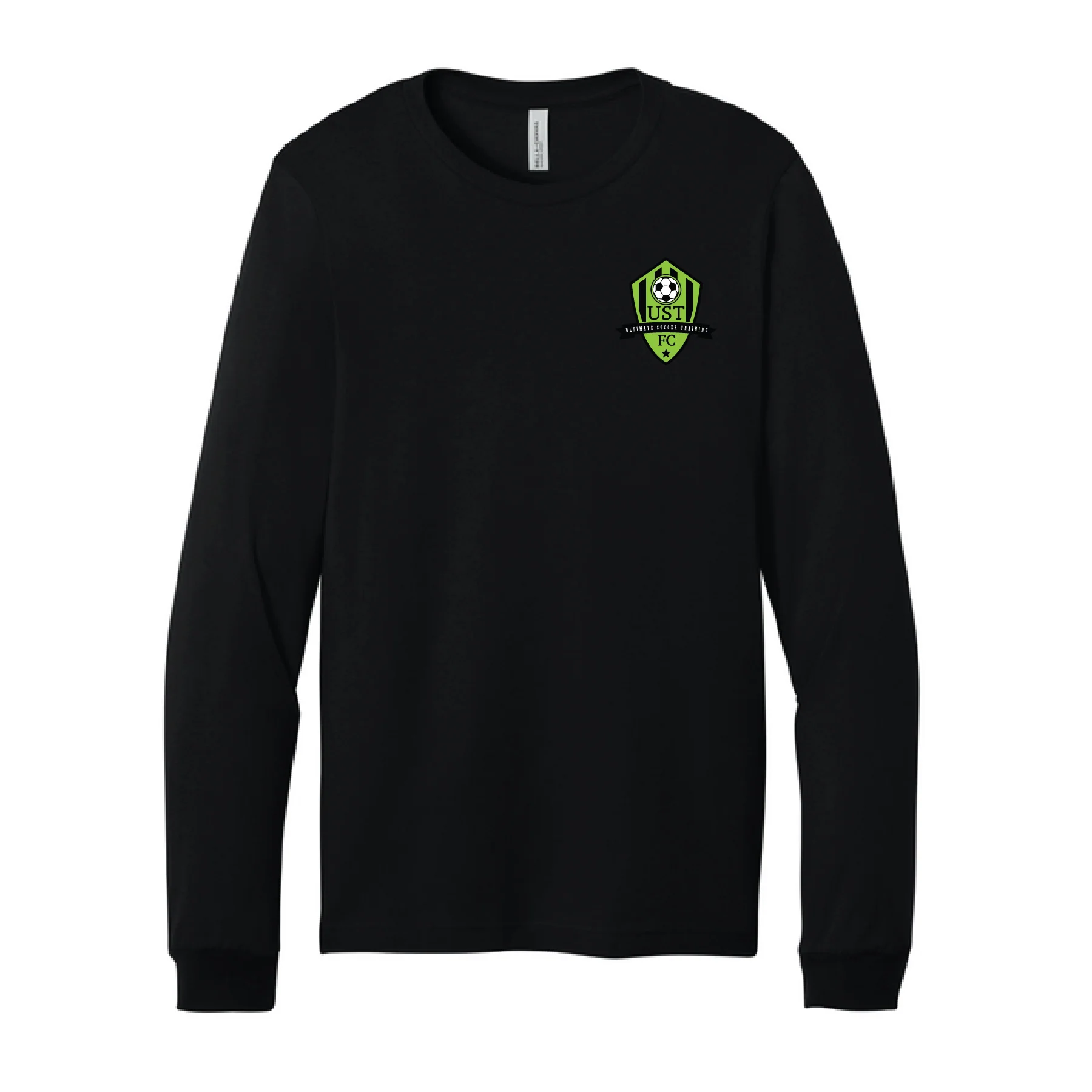 UST Bella + Canvas Long Sleeve Triblend T-Shirt Black