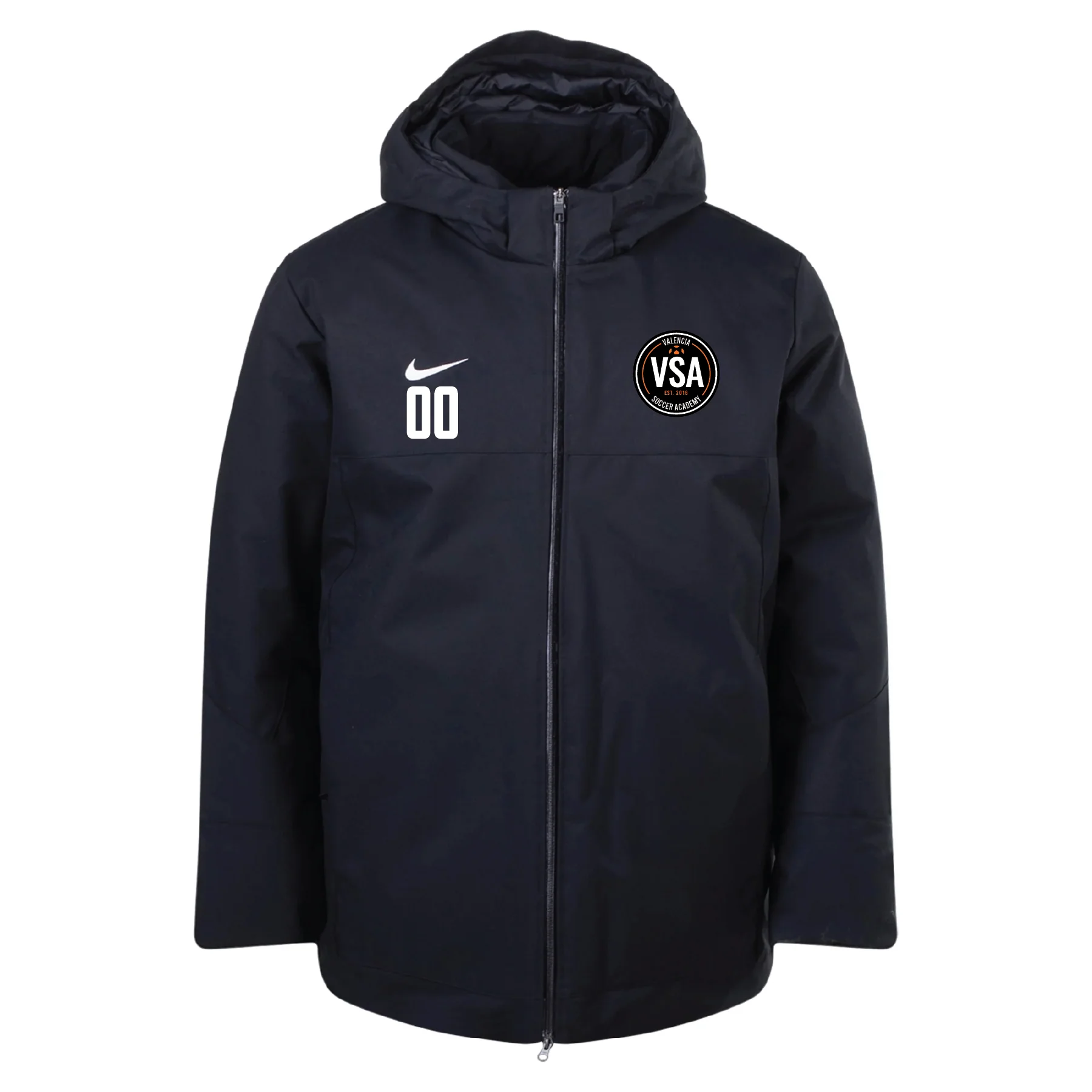Valencia Nike Down Fill Parka Jacket Black