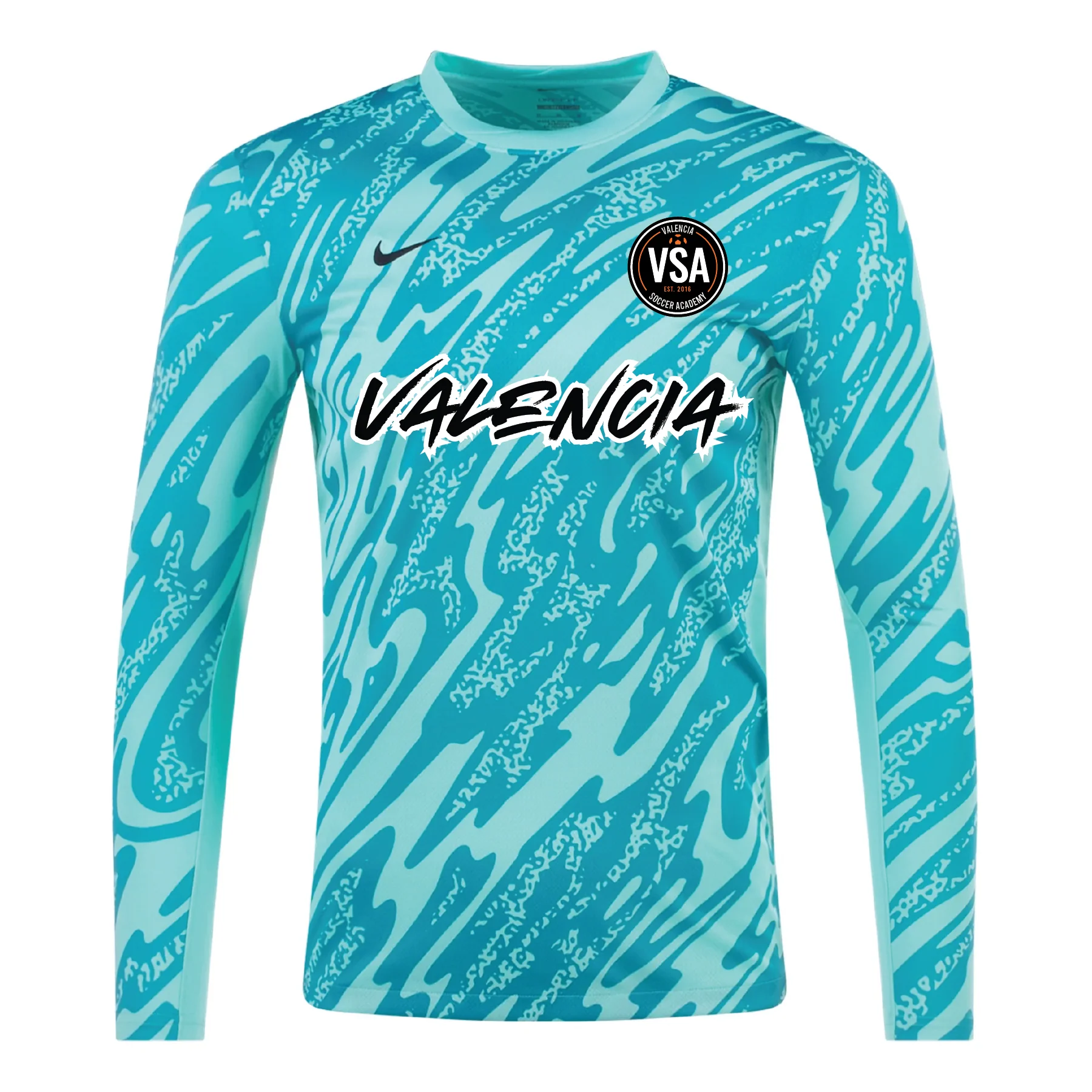 Valencia Nike Gardien V Goalkeeper Jersey Hyper Turquoise