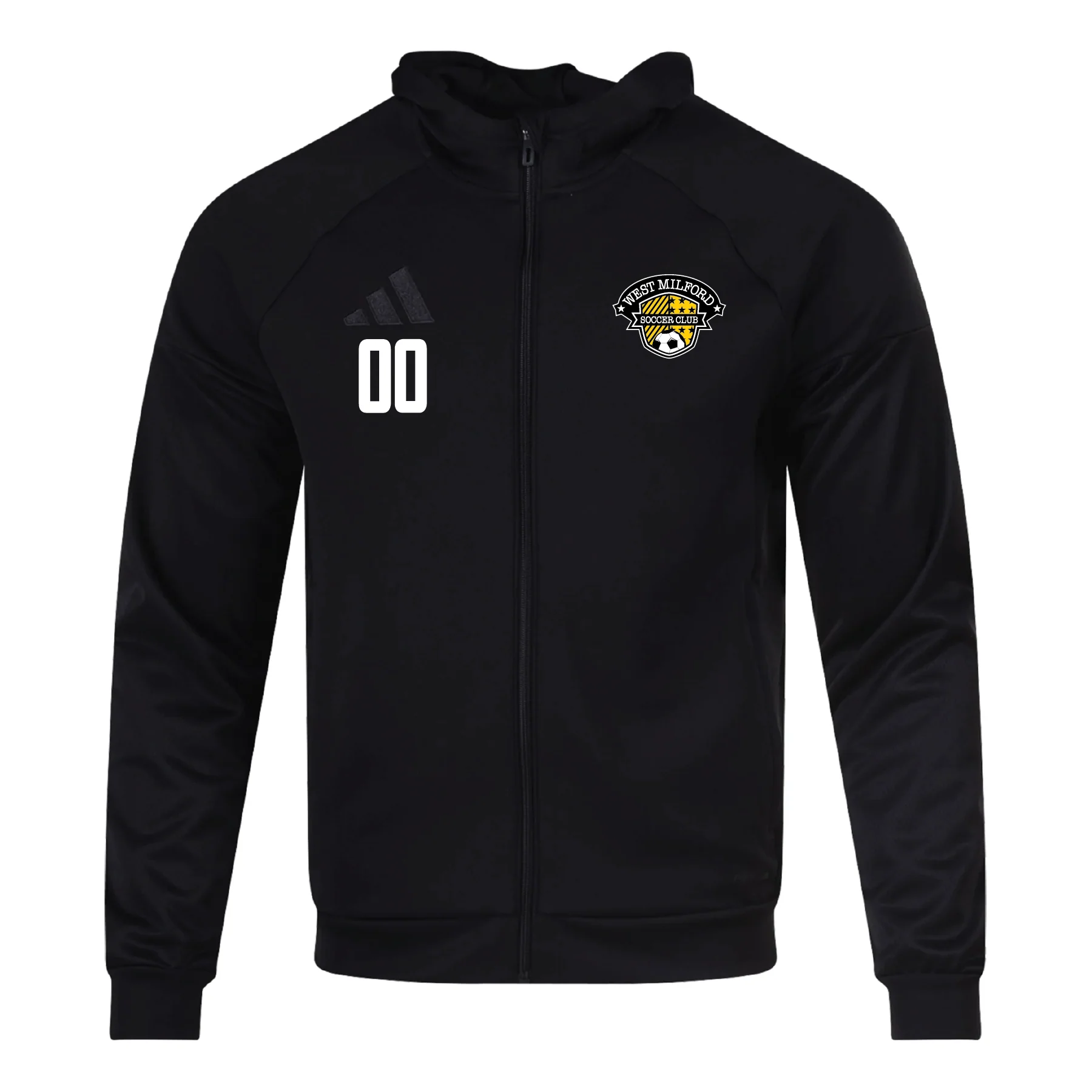 West Milford adidas Tiro 25 Full-Zip Hoodie Black