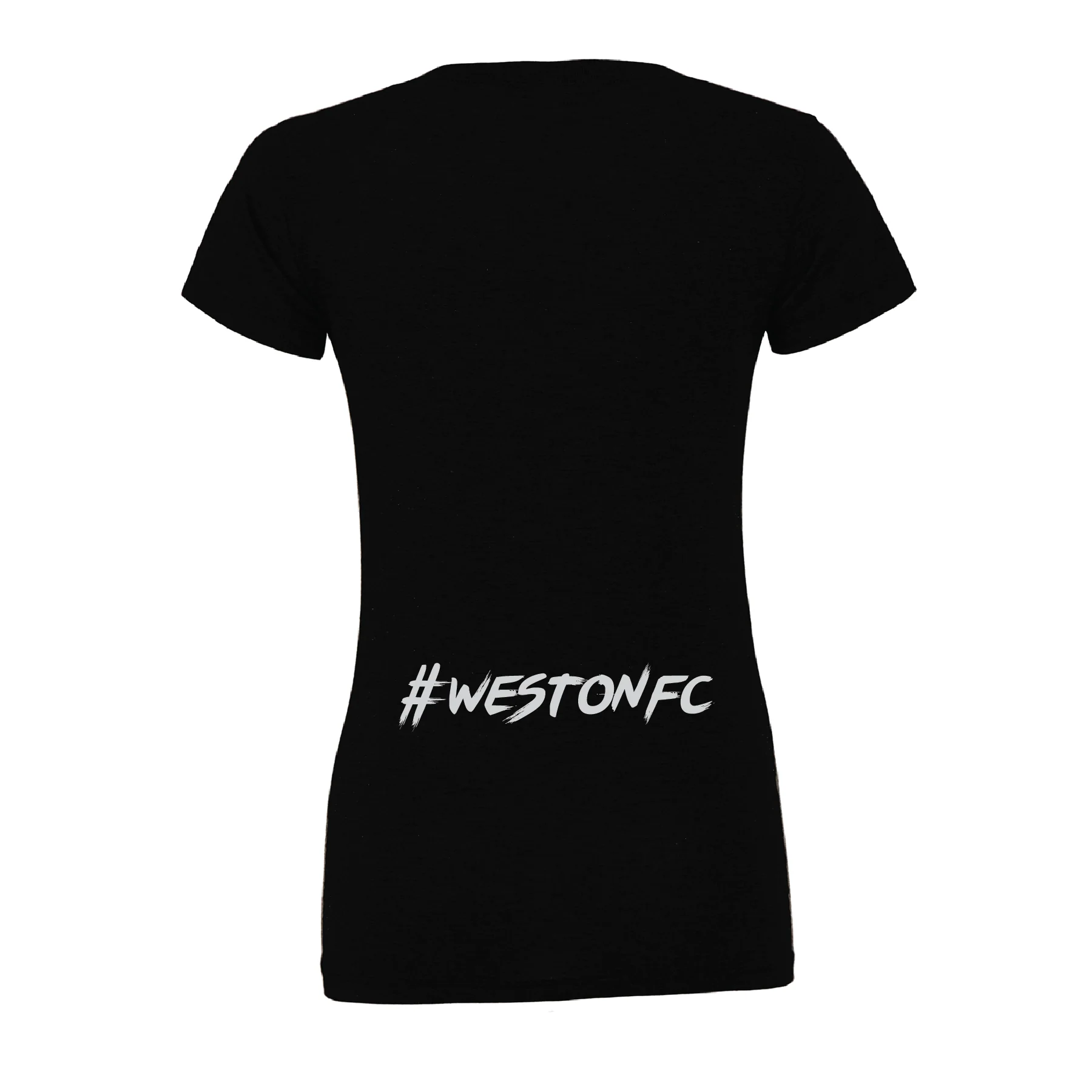WESTON FC BOYS PREMIER (Patch) Bella + Canvas Short Sleeve Triblend T-Shirt Solid Black - Image 4
