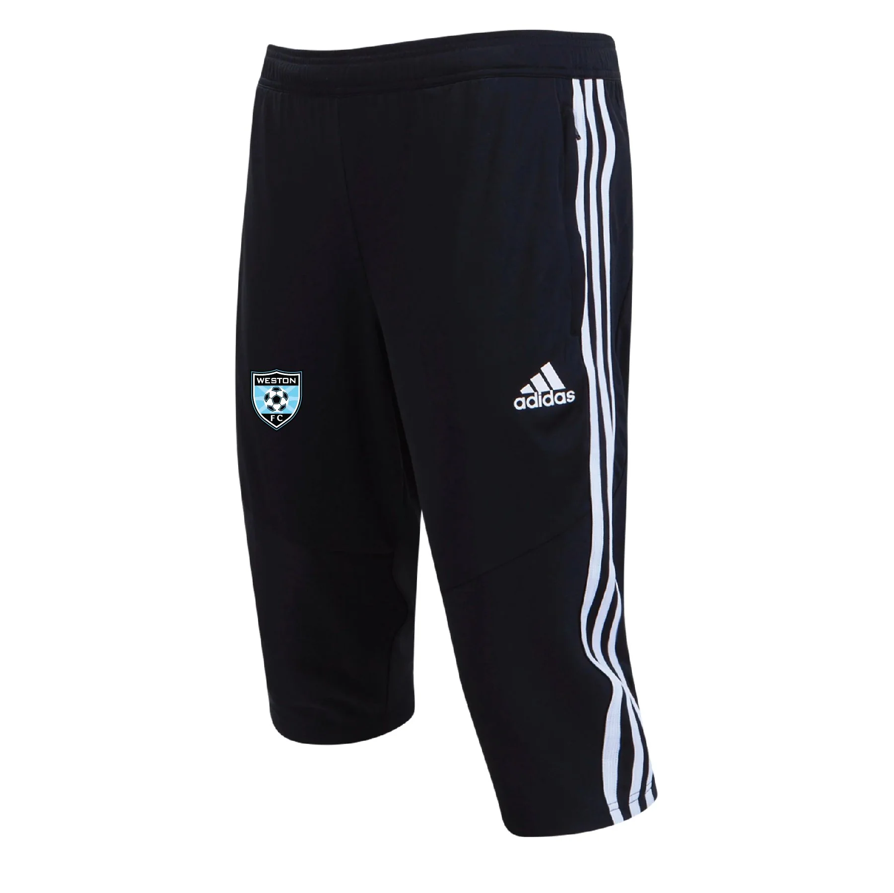 Weston FC Girls Academy adidas Tiro 19 Black 3/4 Pants
