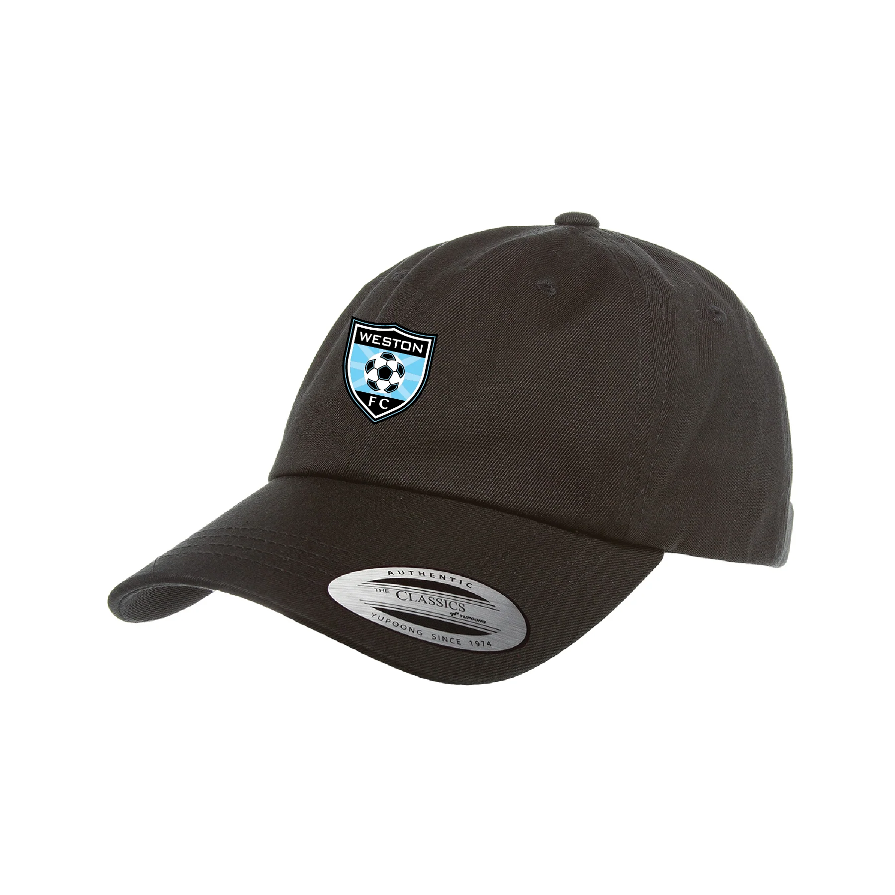 WESTON FC GIRLS ACADEMY Yupoong Cotton Twill Dad Cap Black