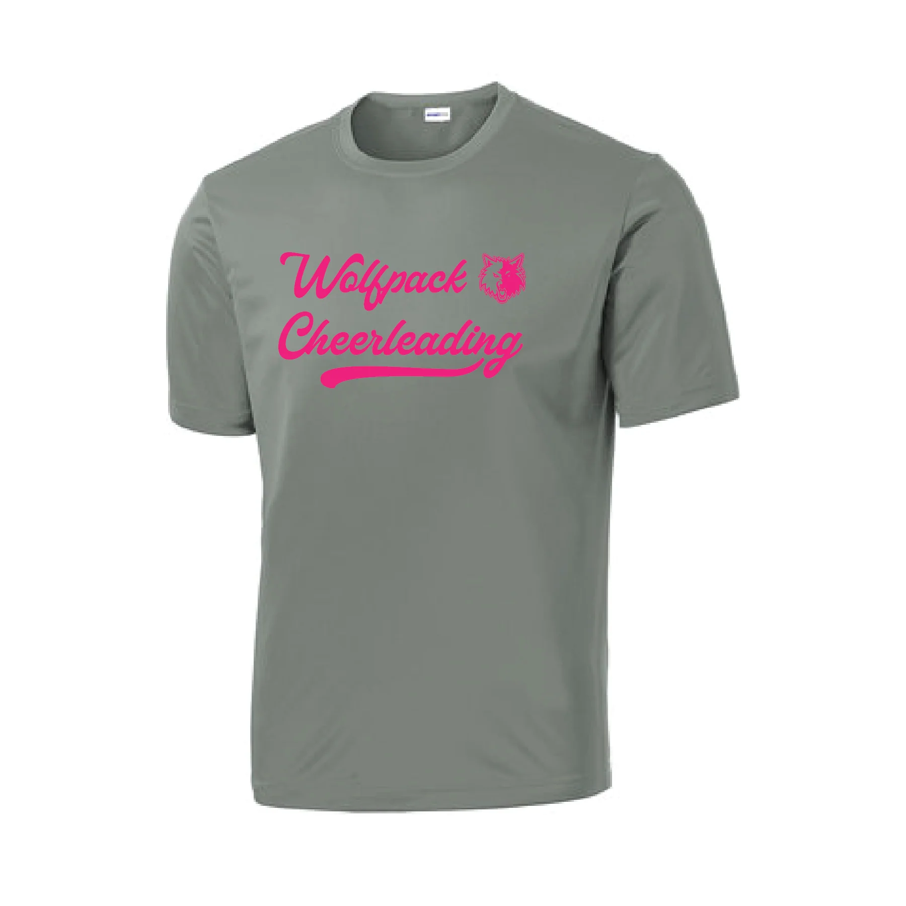Wolfpack Cheerleading AUTHENTICS Sport-Tek DriFit Shirt Charcoal