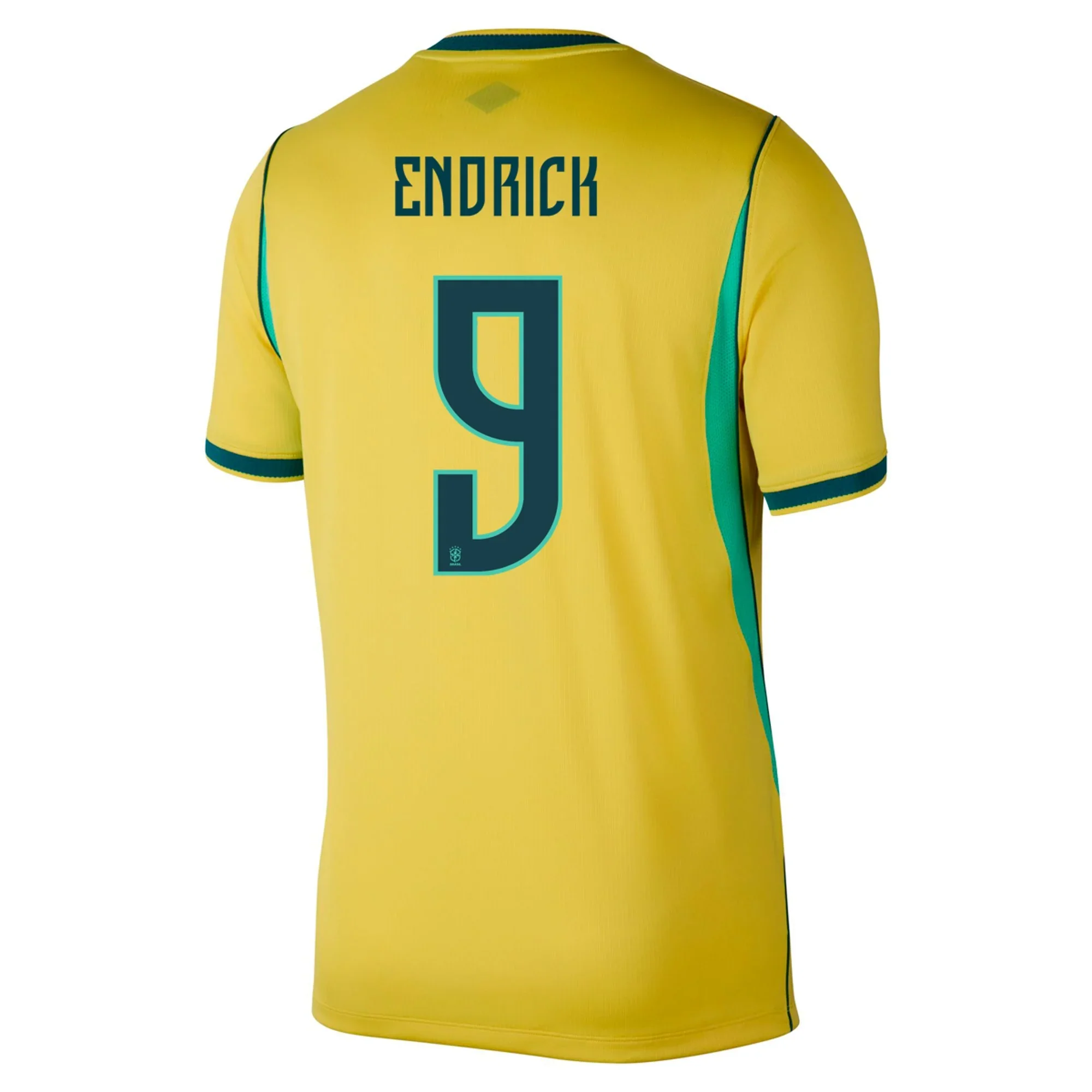 Women's Replica Nike Endrick Brazil Home Jersey 2026