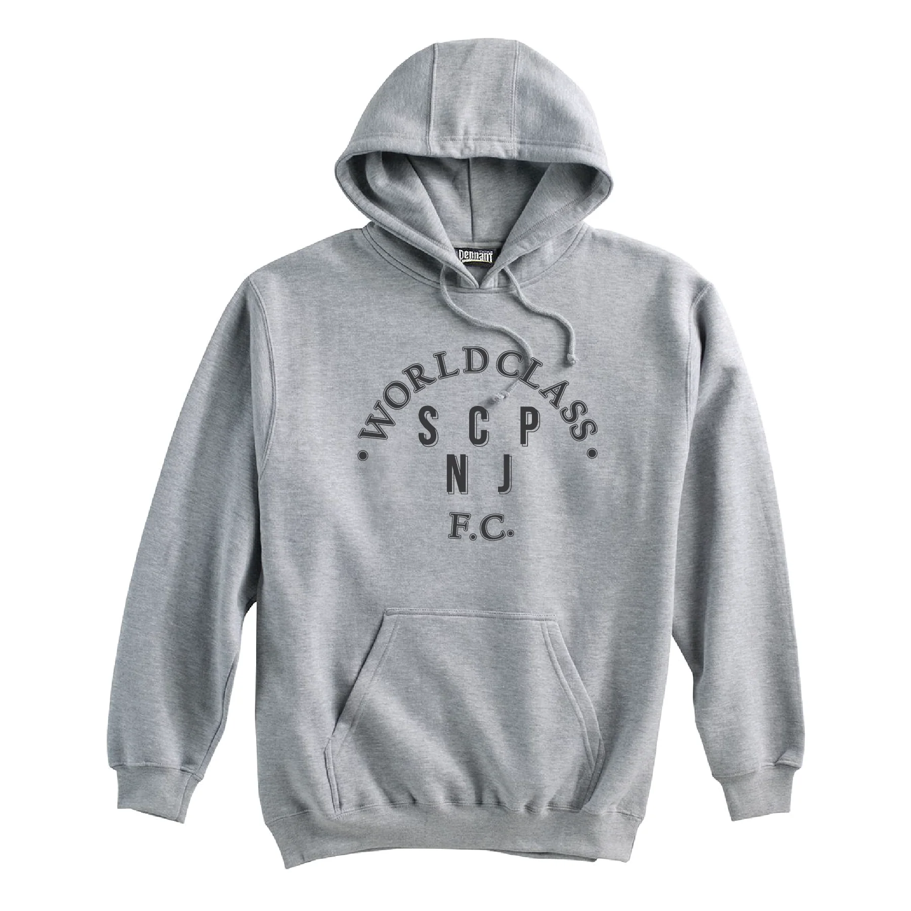World Class SCP (Club Name) Pennant Super 10 Hoodie Grey