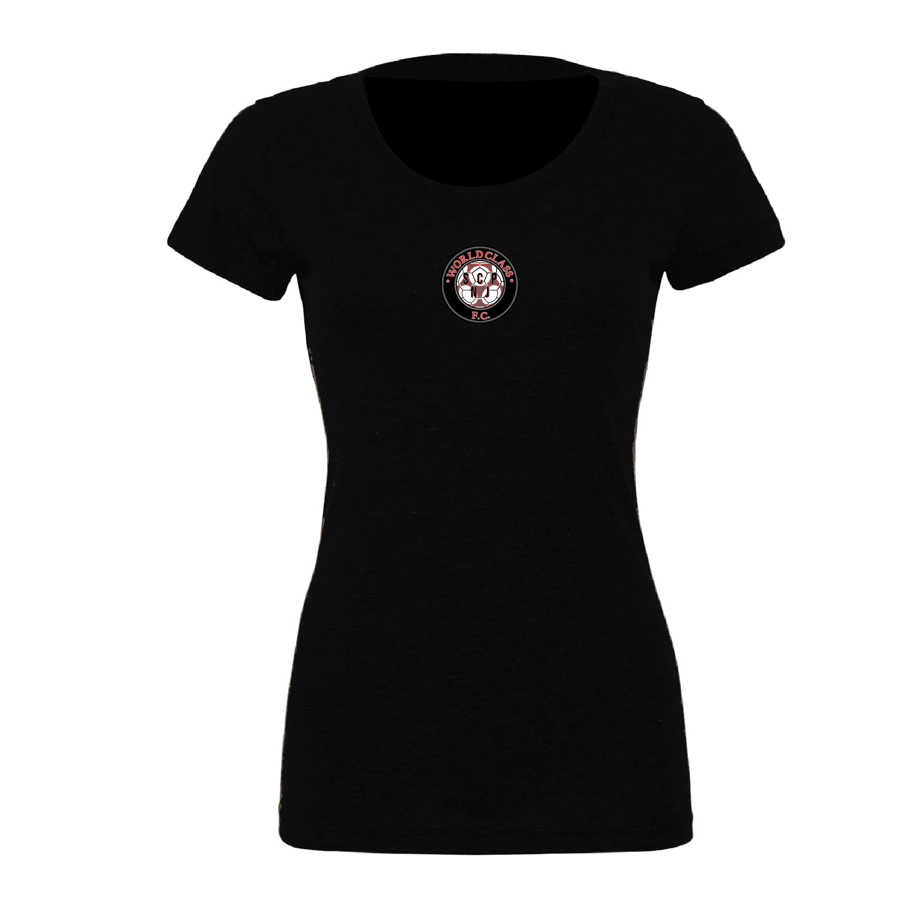World Class SCP (Patch) Bella + Canvas Short Sleeve Triblend T-Shirt Solid Black - Image 3